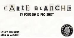 affiche Carte Blanche By Poussin & Flo Shot