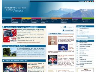 thumb Site officiel de la ville d'Annecy