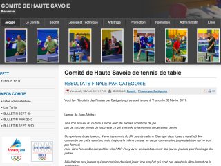 thumb Comit de Tennis de Table de Haute-Savoie